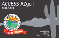 ACCESS AZGolf Card